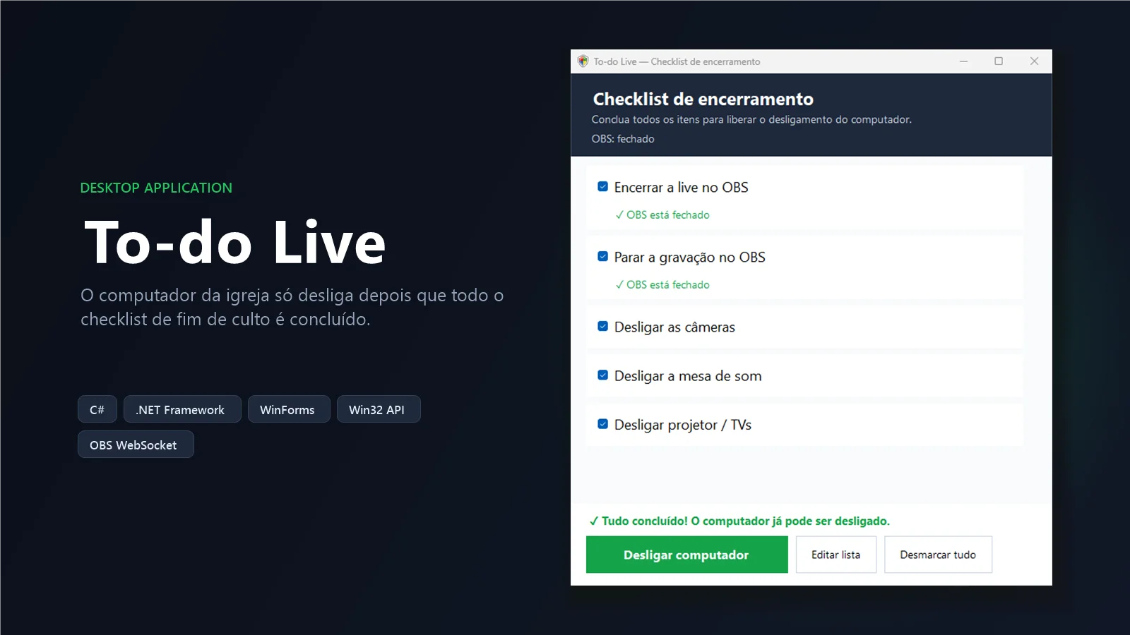 Capa do projeto To-do Live