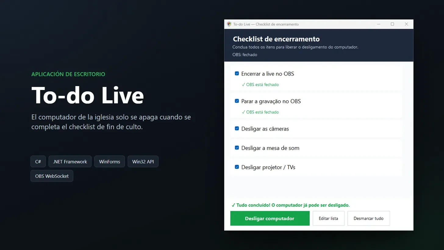 Portada del proyecto To-do Live
